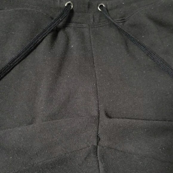 🏁3/$10🏁 GAIAM Women Black Joggers: Soft Cotton Elastic Waist, Drawstring - Picture 5 of 5